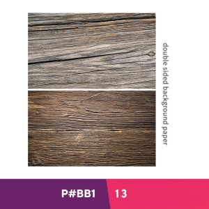 Wooden Textured Backdrop Double Sided # 13