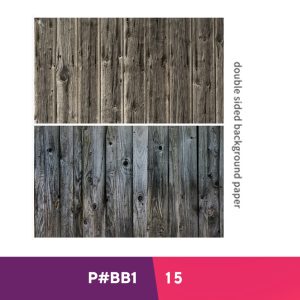 Wooden Textured Backdrop Double Sided # 15