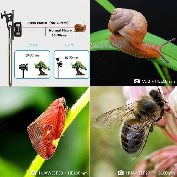 Apexel 100mm Macro Lens For Smartphone - Image 8