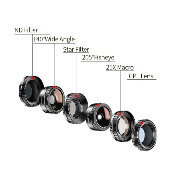 Apexel 6-in-1 Smartphone Lens Kit - Image 4