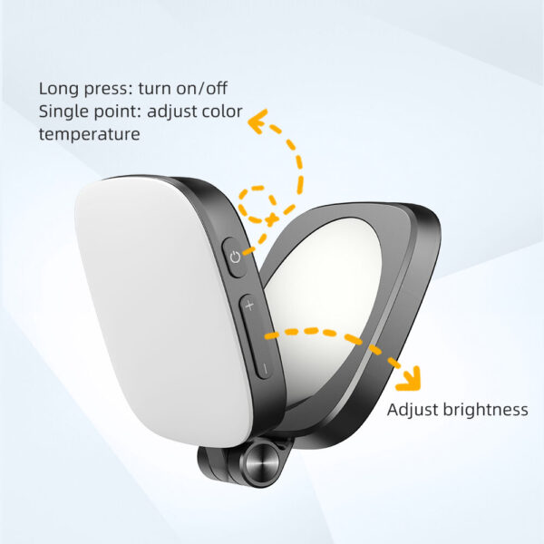 Magnetic Selfie Phone Light With Mirror - Image 3