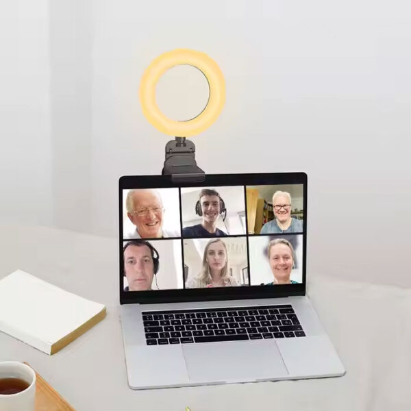 5″ Ring Light with Multi-Functional Stand for Zoom, Phone & Monitor - Image 3