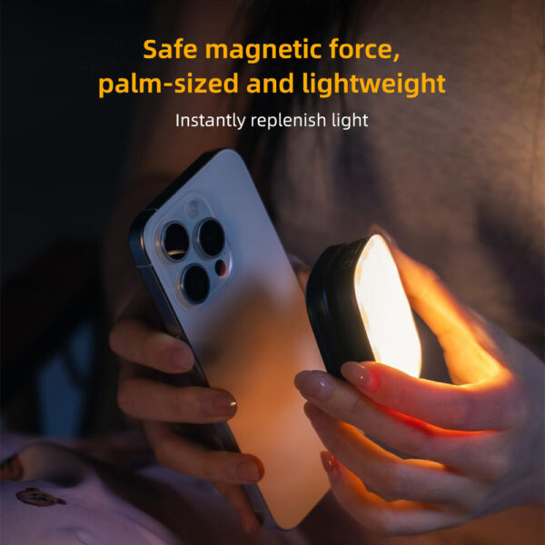 Magnetic Selfie Phone Light With Mirror - Image 4
