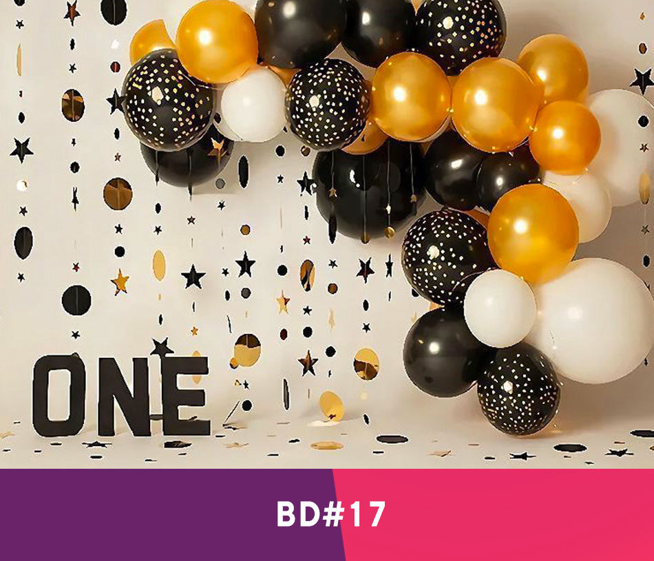 Colourful Birthday Vinyl Backdrop BD17