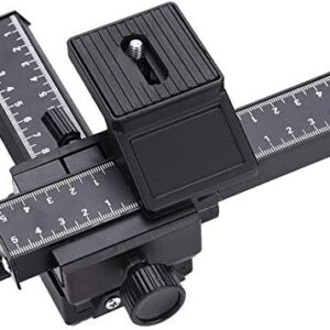 4-Way Macro Focusing Rail Slider – Tripod & Camera Mount