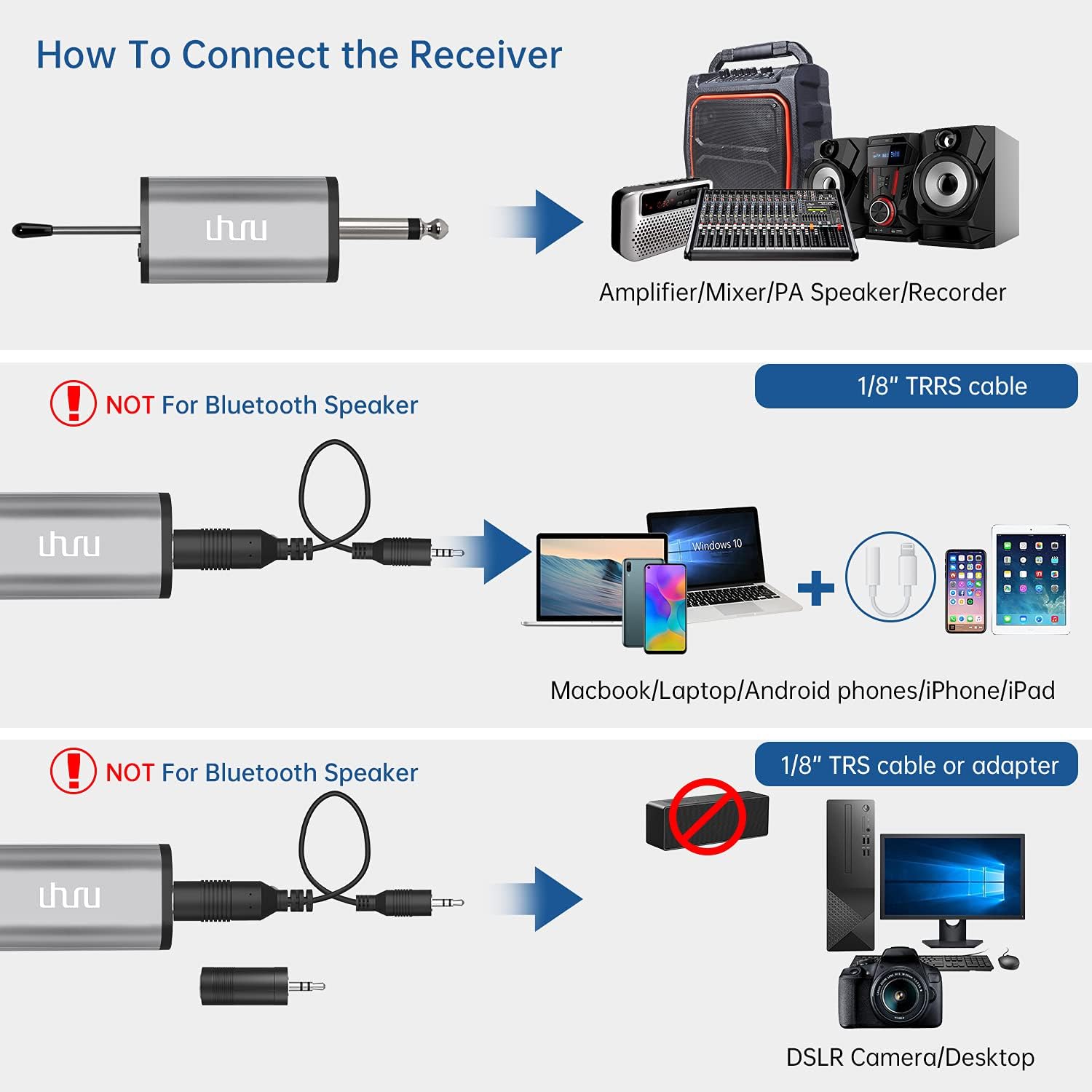 Uhuru WM‑720 Compact Wireless Microphone System - Image 6